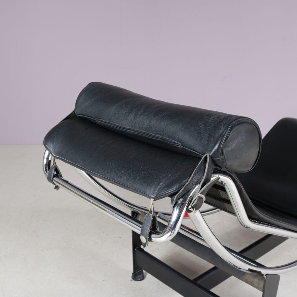 m28249 1990s LC4 Chair Le Corbusier Cassina, Italy 